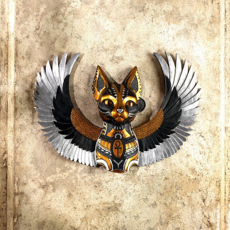 Design Toscano Goddess Bastet Winged Protector Of The People Cat